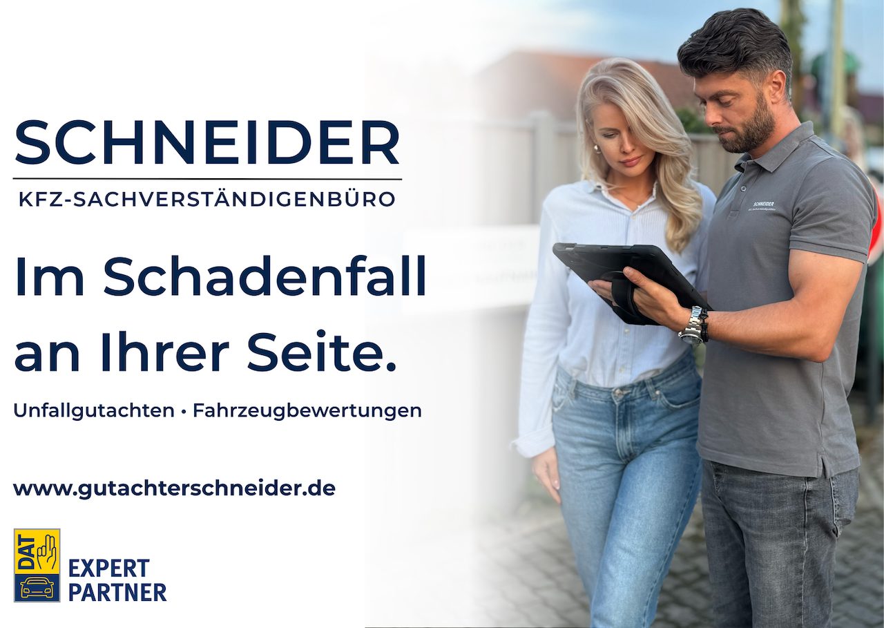 Kfz-Sachverständigenbüro Schneider – im Schadenfall an Ihrer Seite